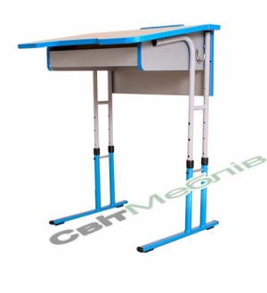 Комплект: стіл 1-місний антиск.№4-6 + стілець