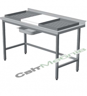 Стіл виробничий без полиці для обробки м'яса
