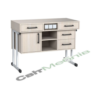 Стіл демонстраційний з розетками для кабінету фізики та хімії