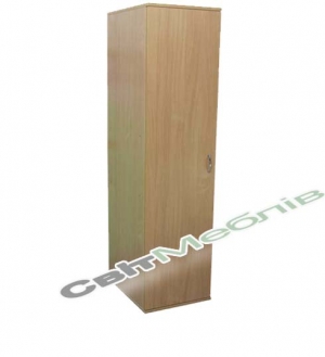 Пенал для одягу з овальною штангою (глиб. 496мм)