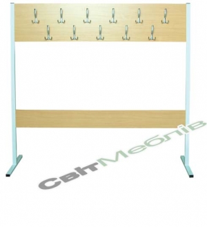 Вішалка двобічна на металокаркасі