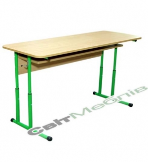 Стіл учнівський 2-місний з полицею,№ 4-7