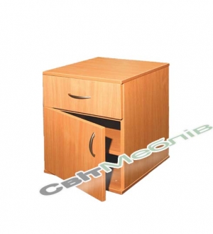 Тумбочка з дверцею та шухлядою ДСП