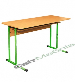 Стіл учнівський 2-місний з полицею, № 4-6
