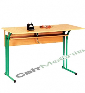 Стіл лабораторний фізичний №6 пласт.