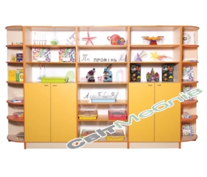 Стінка для зберігання дидак. матеріалів