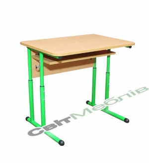 Стіл учнівський 1-місний з полицею, № 4-6
