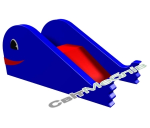 М'який ігровий набір "Гірка "Кит"