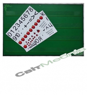 Набірне полотно з паперовими картками.