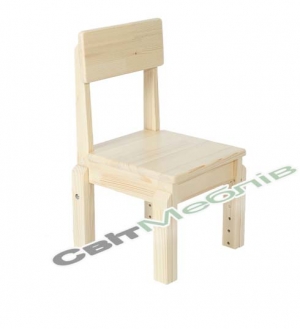 Стілець дитячий дерев'яний регул.