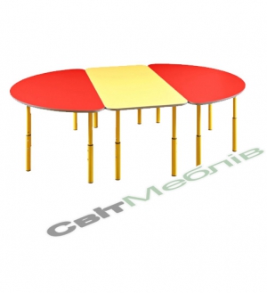 Стіл дитячий прямокутний регул. №1-3