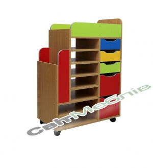 Стелаж дитячий мобільний