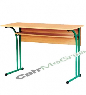 Стіл учнівський 2-місний з полицею,№ 4, 5, 6