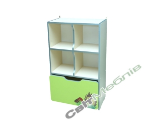 Стінка "Звірята" №8 відкр. з шухлядою