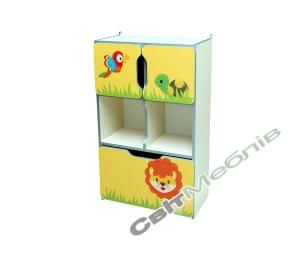 Стінка "Звірята" №9 (5 відділень)