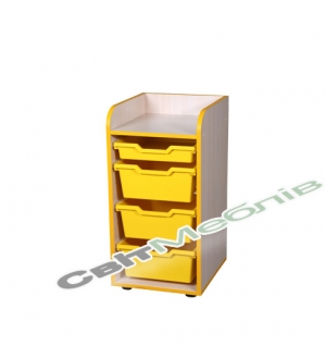 Стінка "Органайзик" під лотки елемент №3 з комплектом лотків №2