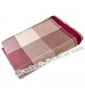 Покривало клітинка 140х205 акрил