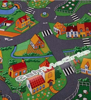 Дитячий килим з дорогою "Вілидж"