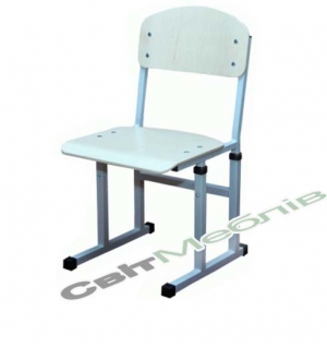 Стілець полозковий на квадратній трубі, №4-6