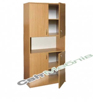 Шафа книжкова напівз. 4-дверна (гл. 380мм)