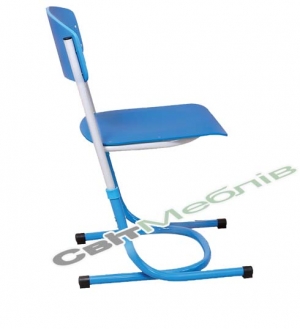 Стілець учнівський на круглій трубі, №4-6