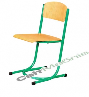 Стілець учнівський на круглій трубі, №4, 5, 6
