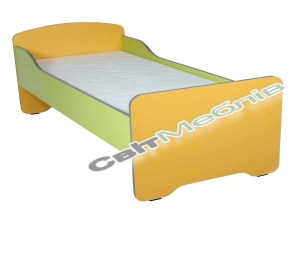 Ліжко дитяче без матрацу з високими бильцями