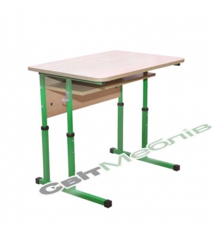 Стіл учнівський 1-місний з полицею,№ 4-6