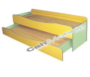 Ліжко дитяче 2-х ярусне без матраців