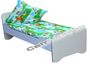 Ліжко дитяче з заокругленими бильцями без матрацу