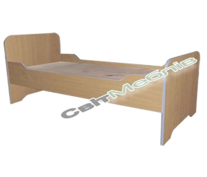 Ліжко дитяче з заокругленими бильцями без матрацу