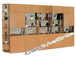 Стінка для кабінетів 6 секцій