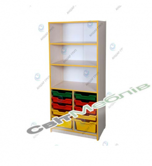 Стінка універсальна"Кмітливчик"елемент відкритий з лотками