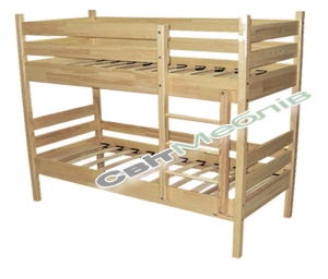 Ліжко дитяче з натуральной деревини 2-во ярусне