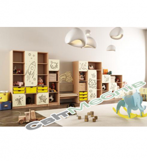 Стінка "Таємничий всесвіт" елемент №2 з фотодруком