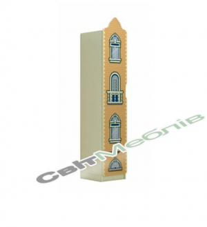 Стінка "Старе місто" №1, з фотодруком (цегляний бежевий)