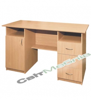 Стіл письм. двері + шухляд.