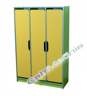 Шафа 3-місна для роздягальні