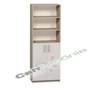 Шафа напівзакрита з двома дверцятами з фотодруком