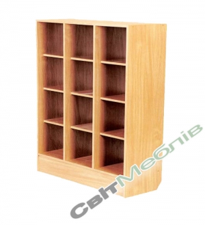 Шафа дитяча для горщиків на (12 відділень)