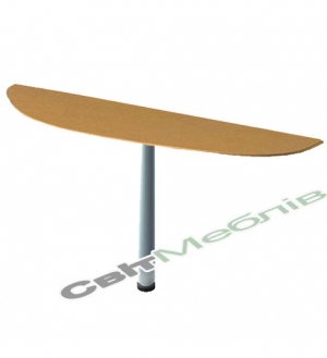 Стіл  приставний на хром. нозі БЮ199