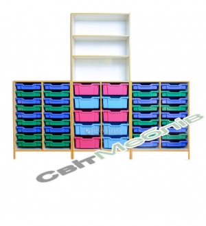 Шафа для зберігання з пласт.шухлядами(46шт.)