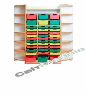 Шафа для зберігання з пласт.шухлядами(39шт.)