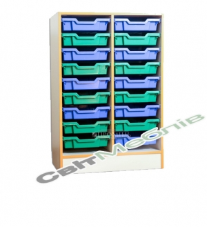 Тумба з пластиковими шухлядами