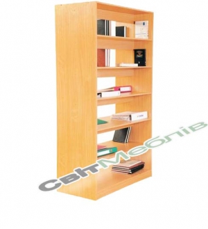 Стелаж для бібліотеки 2-сторон.