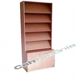 Стелаж-тумба виставковий з тумбою