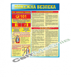 Стенд "Пожежна безпека №2"
