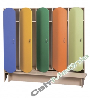 Шафа п'ятимісна з лавкою