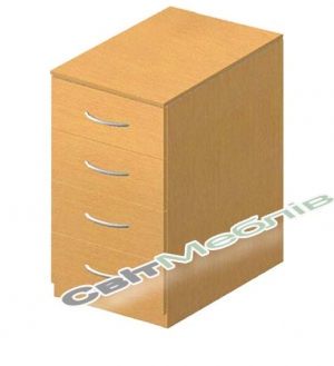 Тумба з 4 шухлядами БЮ302+БЮ305