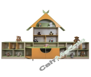 Стінка дитяча "Теремок" (3 елементи)